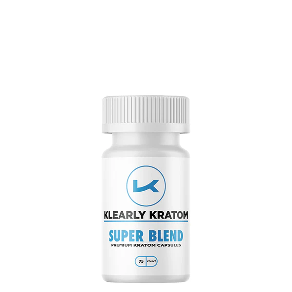 KLEARLY KRATOM | SUPER BLEND | CAPSULES | 75 CT BOTTLE product image