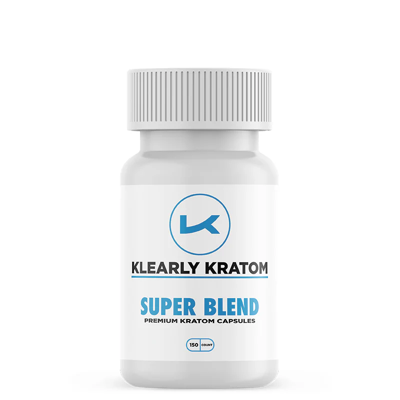 KLEARLY KRATOM | SUPER BLEND | CAPSULES | 150 CT BOTTLE product image