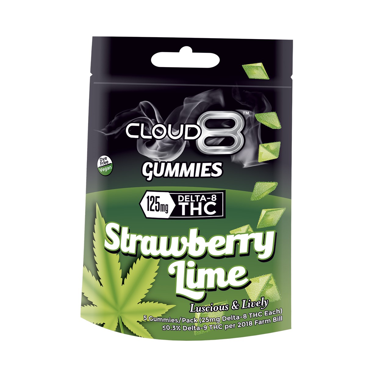 CLOUD 8 | Gummies | Delta 8 THC | 125mg | 5 Pack product image