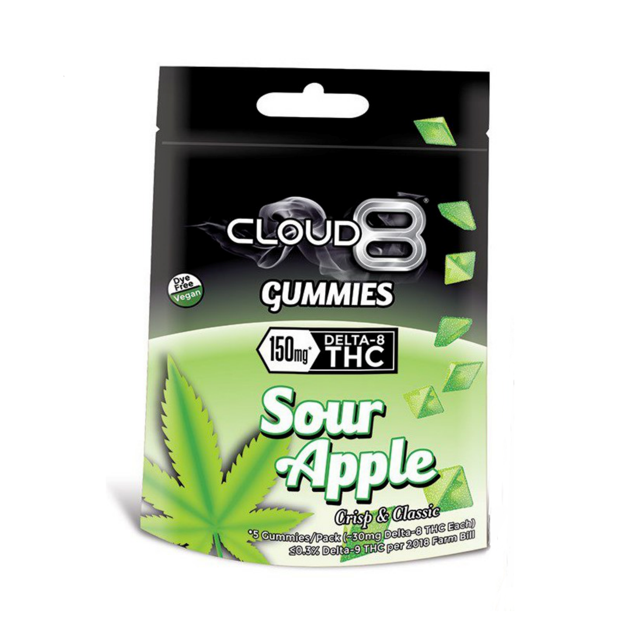 CLOUD 8 | Gummies | Delta 8 THC | 150 mg | 5 Pack product image