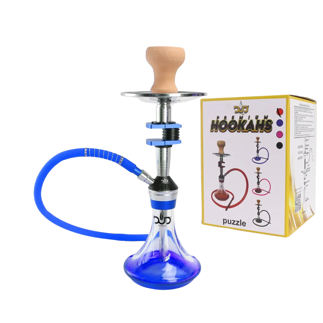 DUD PREMIUM HOOKAHS PUZZLE EDITION 1 HOSE 18" HOOKAH