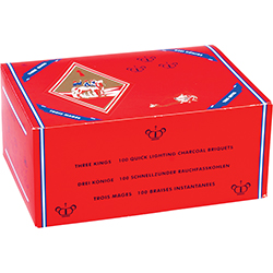 THREE KING CHARCOAL 40MM 10CT BOX product image