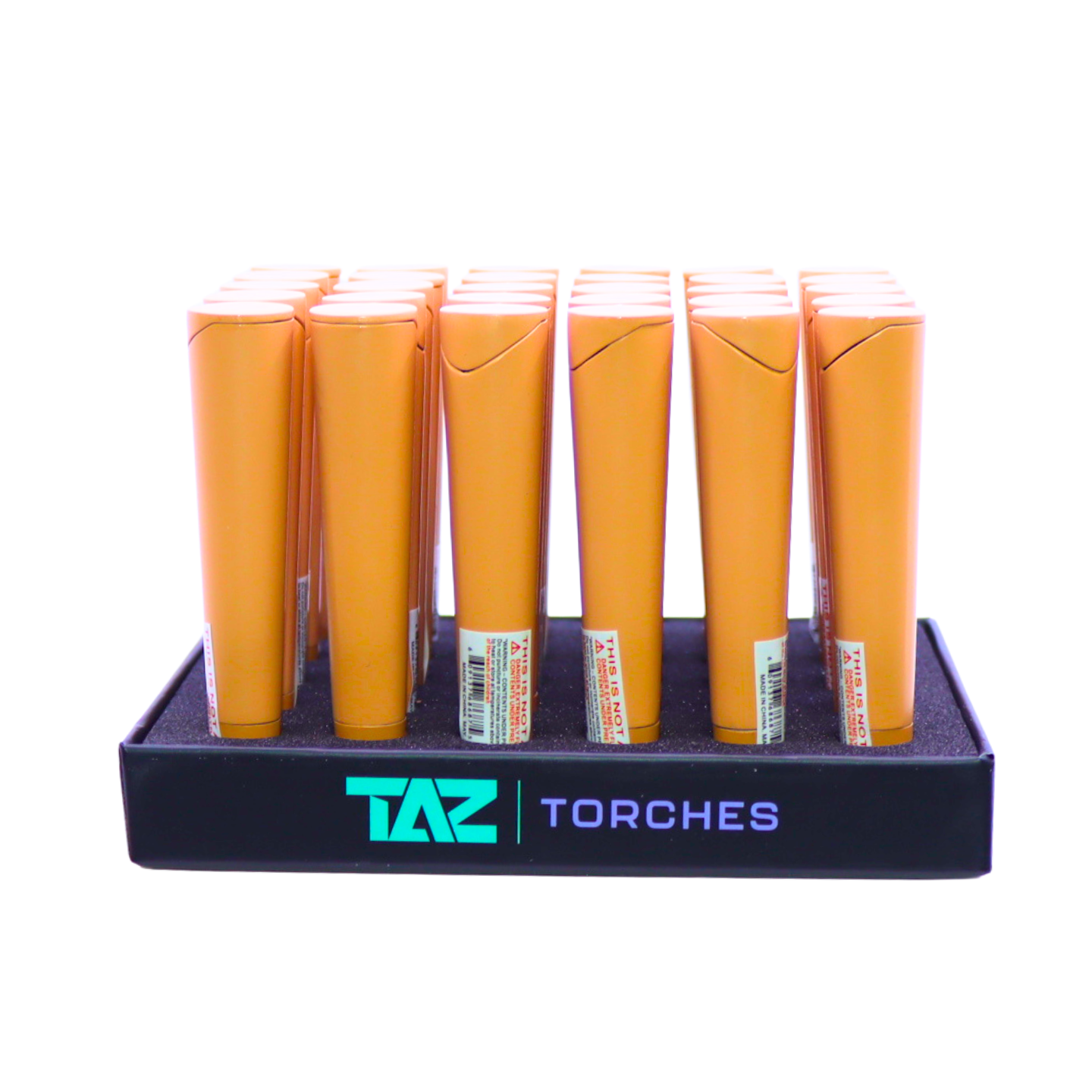 TAZ TORCH PRE-ROLLED CIGARETTE DESIGN LIGHTERS DISPLAY OF 30 (TT-96)