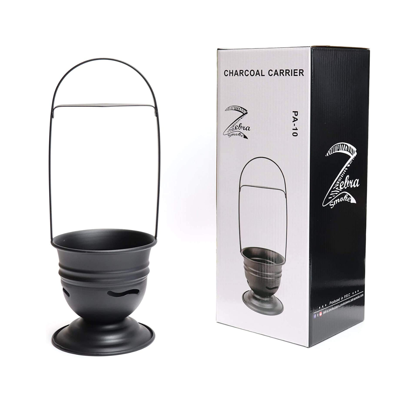 ZEBRA HOOKAH PORTABLE HOOKAH CHARCOAL CARRIER (PA-10)