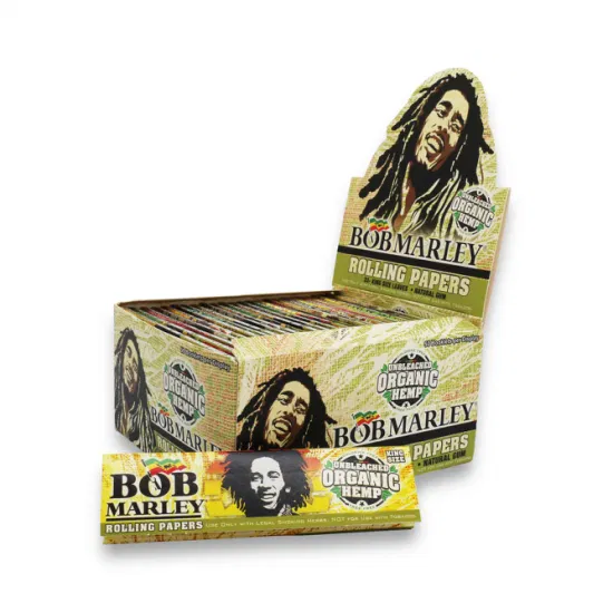 CP BOB MARLEY | ROLLING | ORGANIC | UNBLEACHED | 33 EXTRA LEAVES | KING SIZE | 50 CT product image