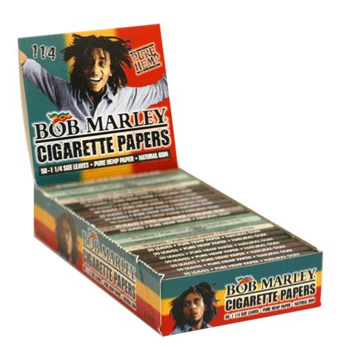 CP BOB MARLEY | ROLLING | ORGANIC | UNBLEACHED | HEMP | 25 CT | 1.25 SIZE LEAVES product image