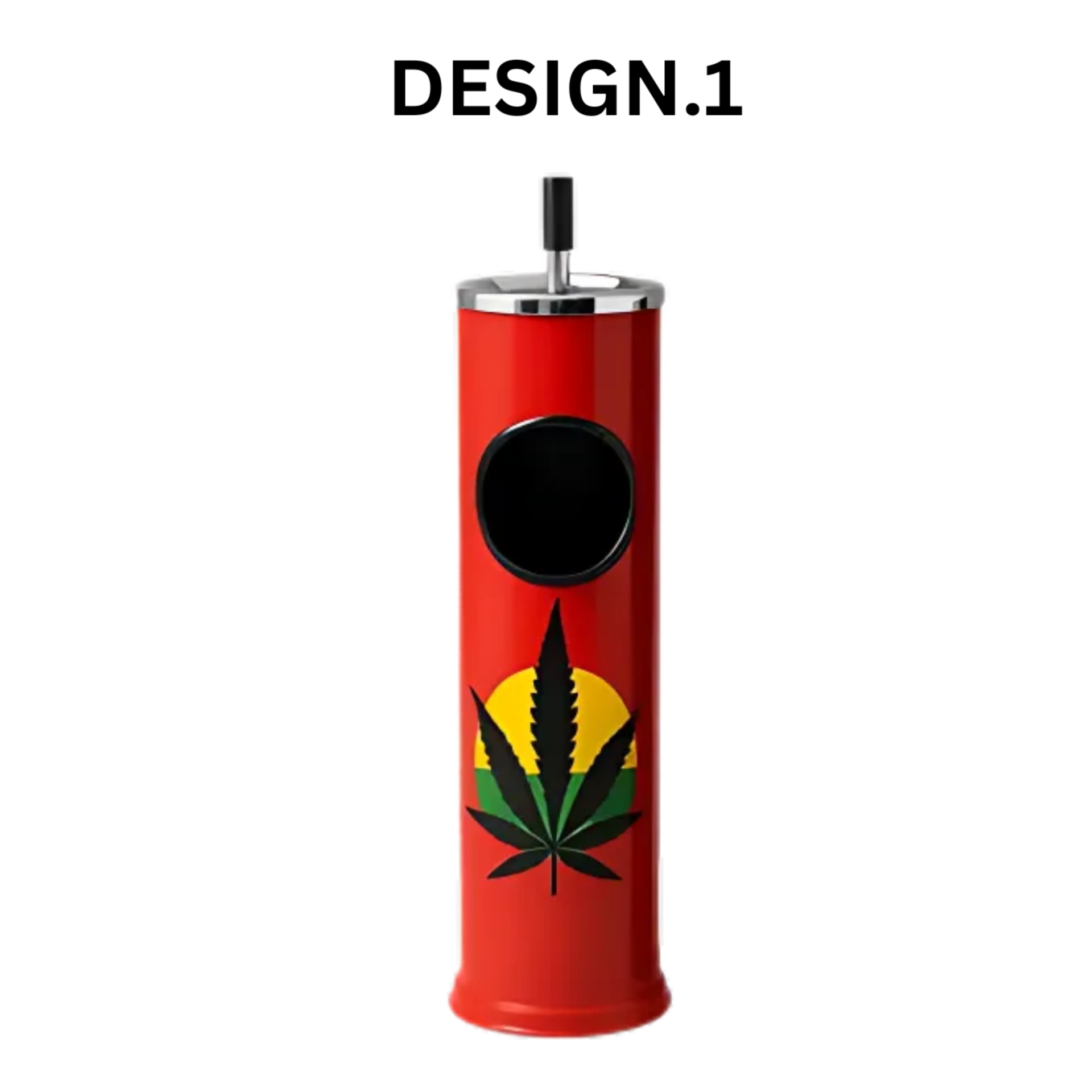 RASTA NOVELTY FLOOR STANDING METAL ASHTRAY (ASH-56)