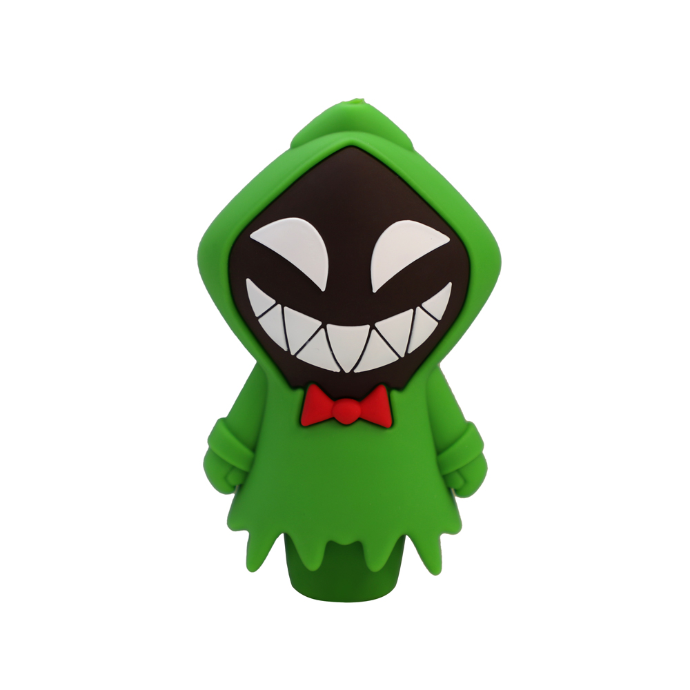 SMILING GHOST SILICONE 3.1" HANDPIPE ASSORTED COLORS