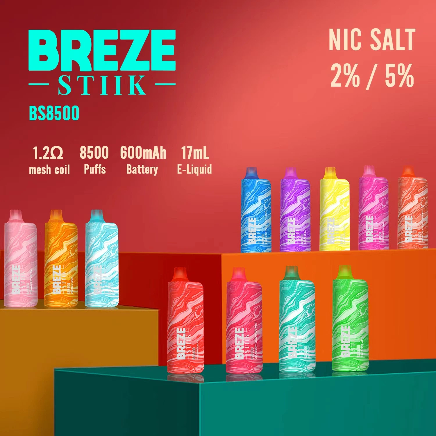 BREEZE | STIIK | BS 8500 | DISPOSABLE | 10 CT product image
