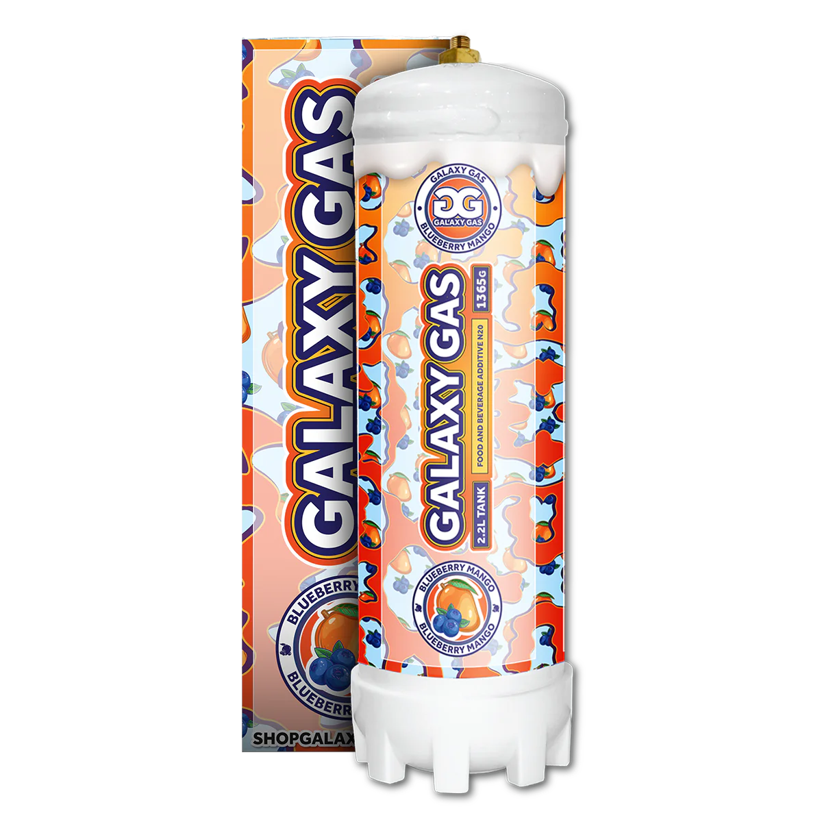 GALAXY GAS INFUSION | XXL TANK | 2.2L | 2 CT | BLUEBERRY MANGO product image