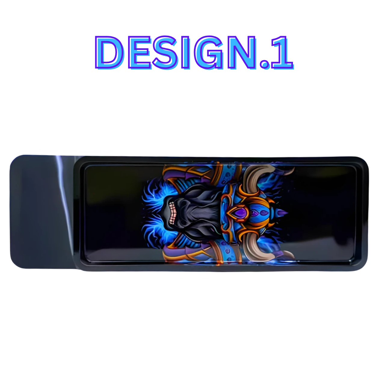 IDGAF 3D CREEPY CREATURES DESIGNS LONG TRAYS WITH MAGNETIC LID (17" X 7")
