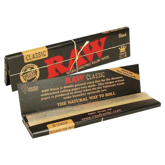RAW CONE | BLACK | KING SLIM | 32 PACK product image