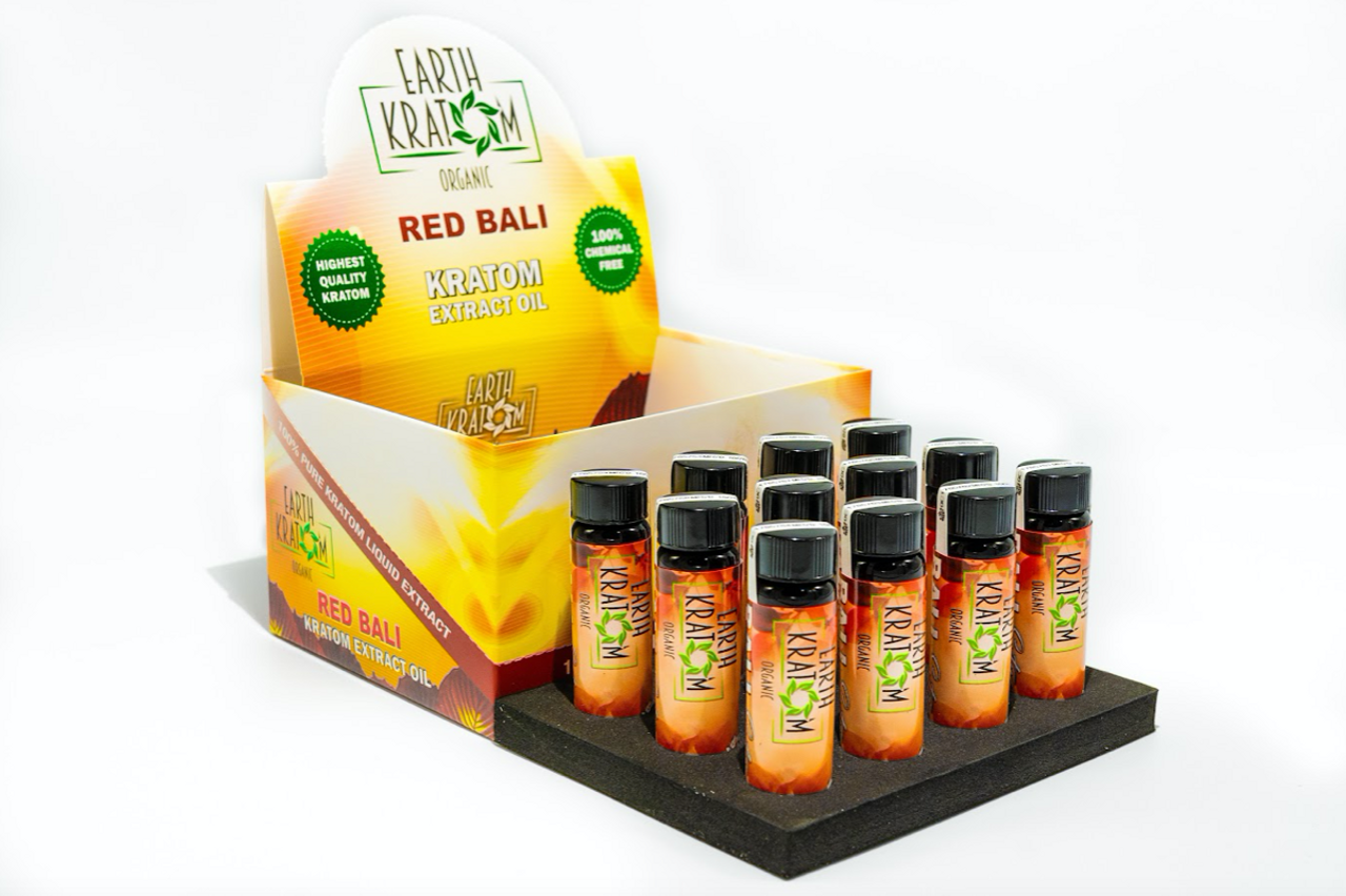 EARTH KRATOM | EXTRACT OIL | 12 CT | RED BALI product image