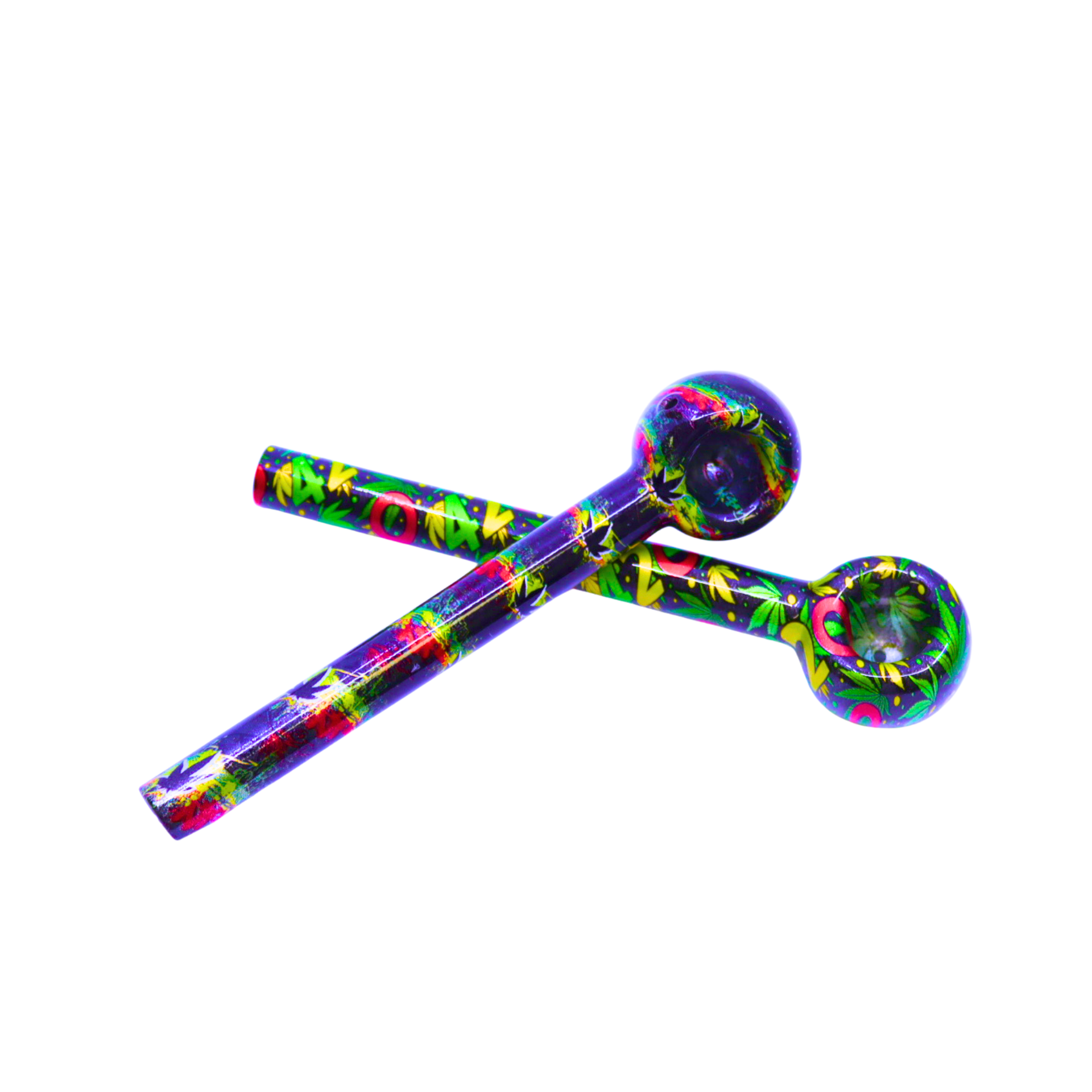 HIGH QUALITY FASHION DESIGN GLASS PIPES DISPLAY OF 24