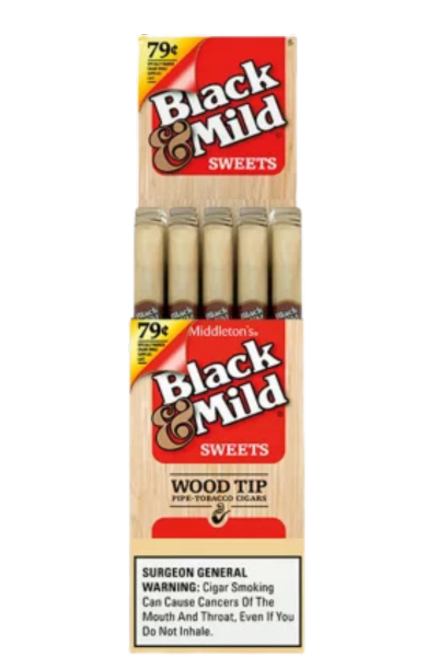 CGR Black N Mild 79C 25CT Wood Tip Sweet (C30) product image