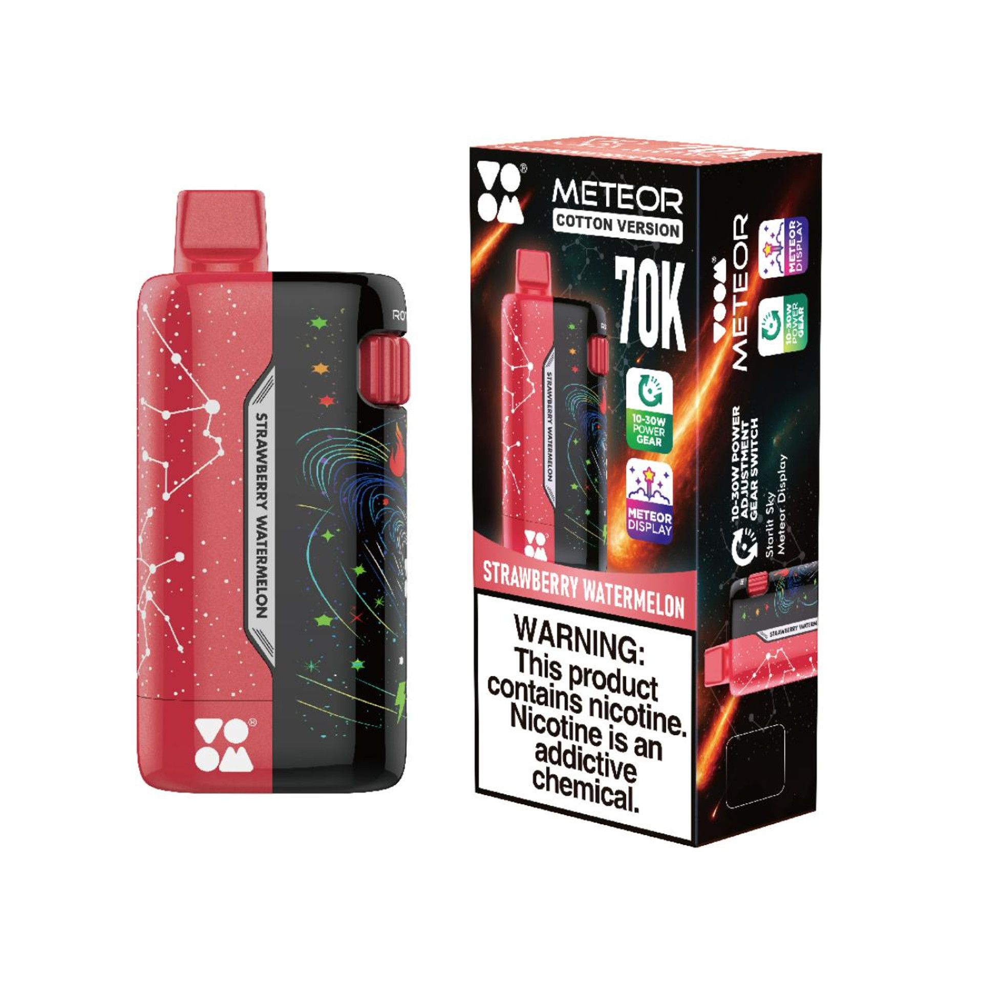 70k puff disposable vape VOOM Meteor Cotton Version 70K Puffs Disposable Vape