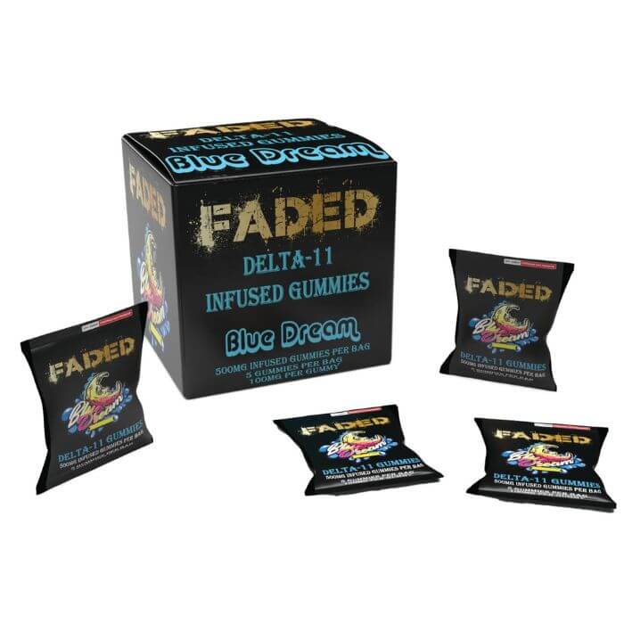 FADED | DELTA 11 INFUSED | GUMMIES | 500 MG | 20 COUNT product image