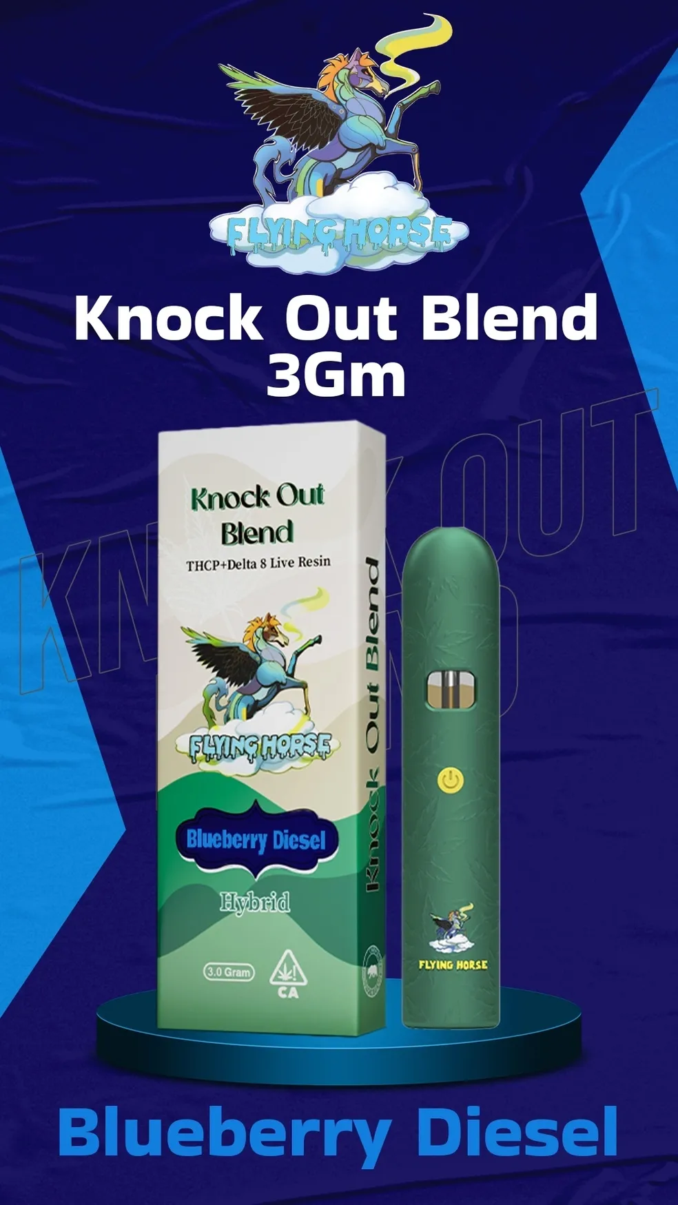 FLYING HORSE | KNOCK OUT BLEND | 3 GM | 5 CT product image