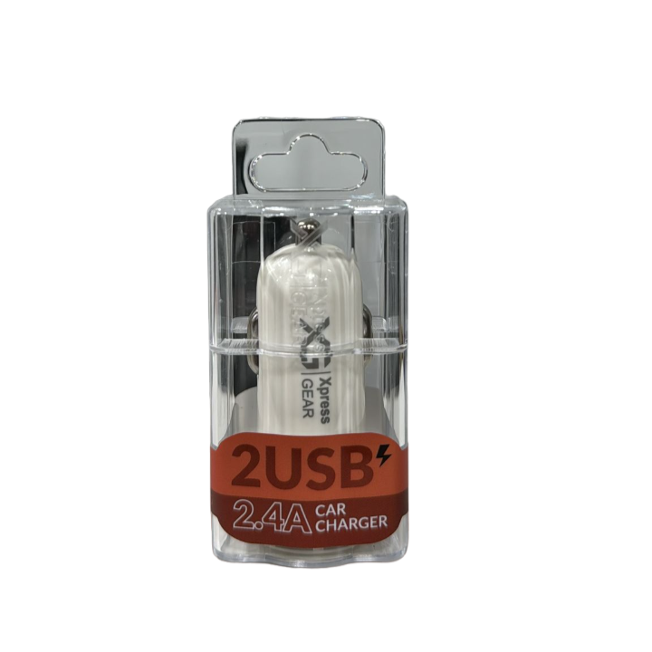 XPRESS GEAR | CAR CHARGER | WHITE | 6 CT | A9 | B12 product image
