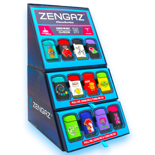 LGT | ZENGAZ | ZL-3 TORCH | 48 CT | MEGA CUBE | DISPLAY | MIX DESIGNS | 1/1 product image