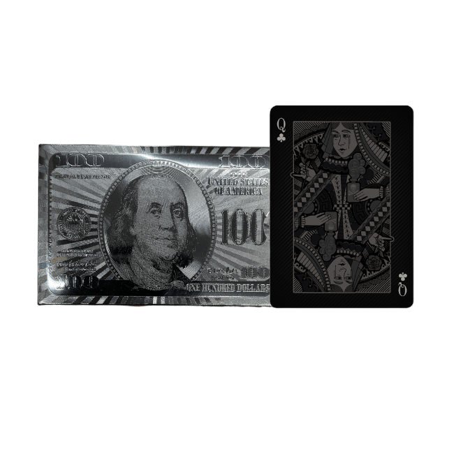 DOUBLE CROSS | PLAYING CARD | 10 CT/BX | BLACK product image