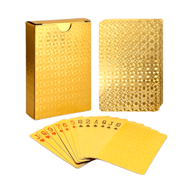 DOUBLE CROSS | PLAYING CARD | 10 CT/BX | GOLD product image