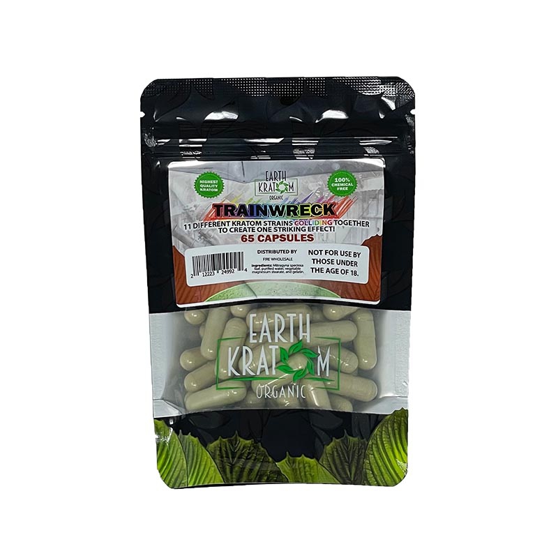EARTH KRATOM | KING ROYAL | KRATOM CAPSULES - 65CT/BAG product image