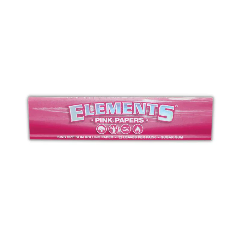 CP ELEMENTS | PINK PAPER | KING SIZE | 32 LEAVES PER PACK | 50 CT product image