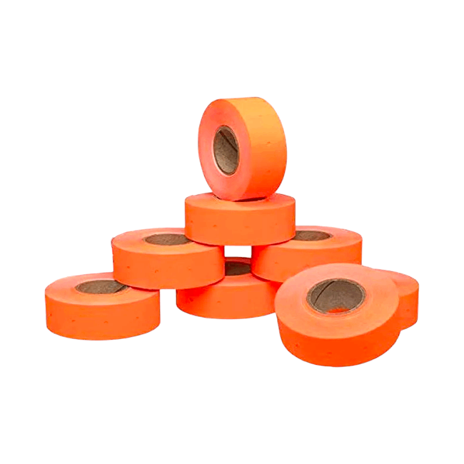 GX 1812 FLST RED BLANK LABELS CN-10940 18MMX12MM 11ROLLS/14000 LABELS FOR product image