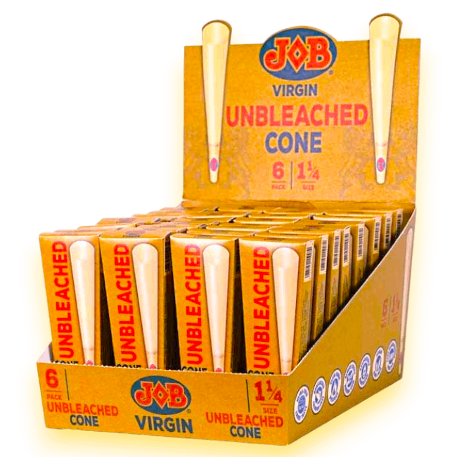 JOB | SMOKING ACC | CONE | VIRGIN | 11/4 SIZE | 6 CT product image