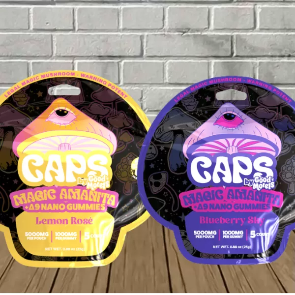 CAPS | MAGIC AMANITA | D9 NANO GUMMIES | 5000 MG | 10 CT product image