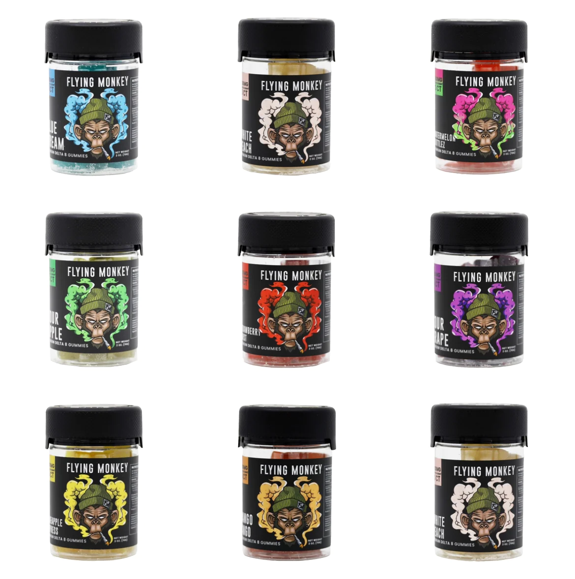 FLYING MONKEY | D8 GUMMIES | 1000 MG | 20 CT product image