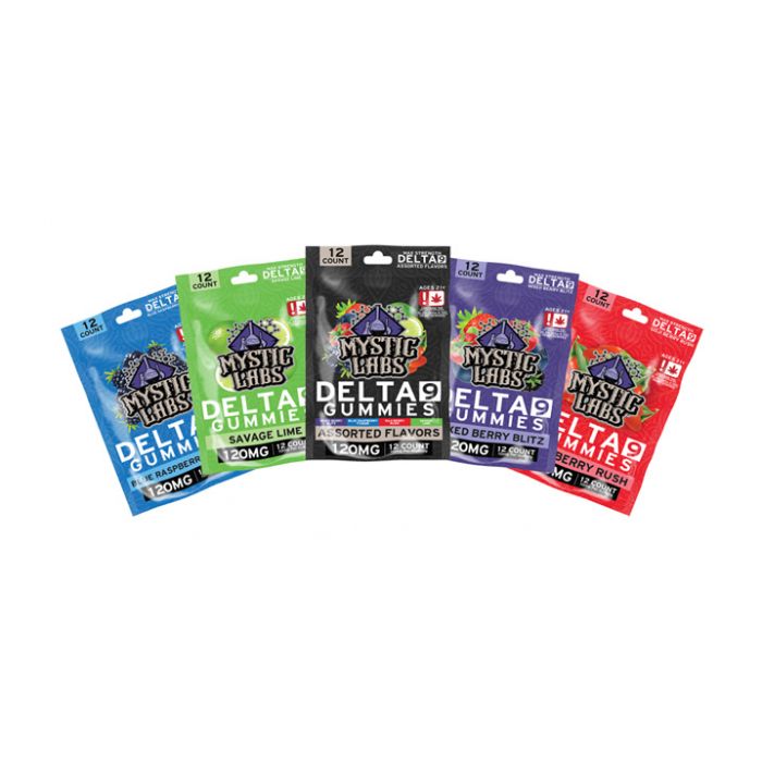 MYSTIC LABS | D9 GUMMIES | 120 MG | THC | 6 BAGS product image