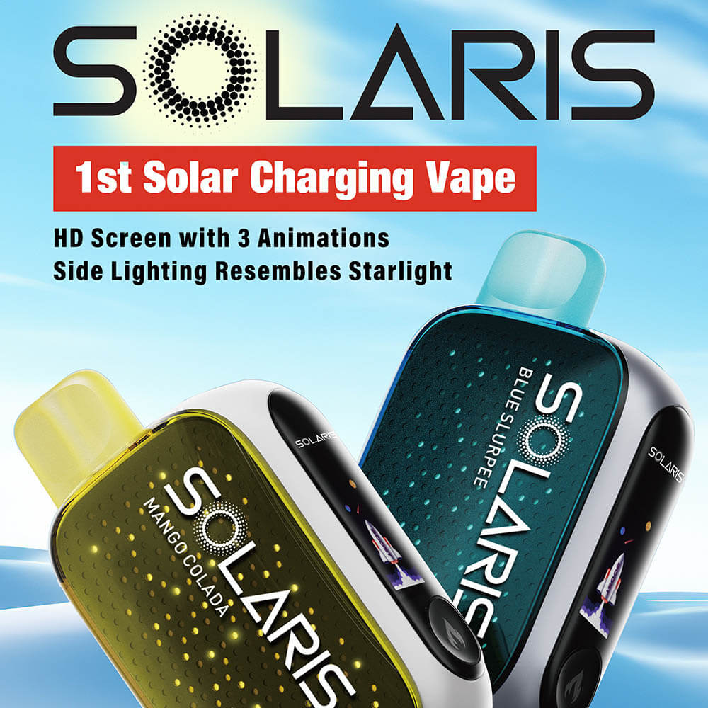 SOLARIS | 25000 PUFFS | SOLAR CHARGING DISPOSABLE | 5 CT product image