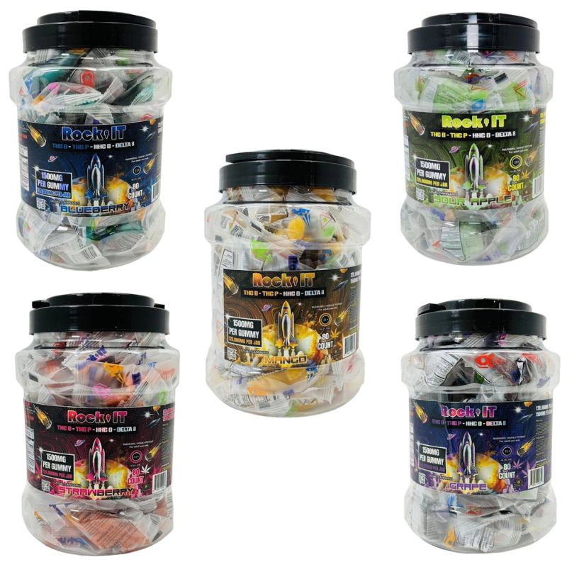 ROCK IT | NEW | 15000 MG | GUMMIES | JAR | 80 CT product image
