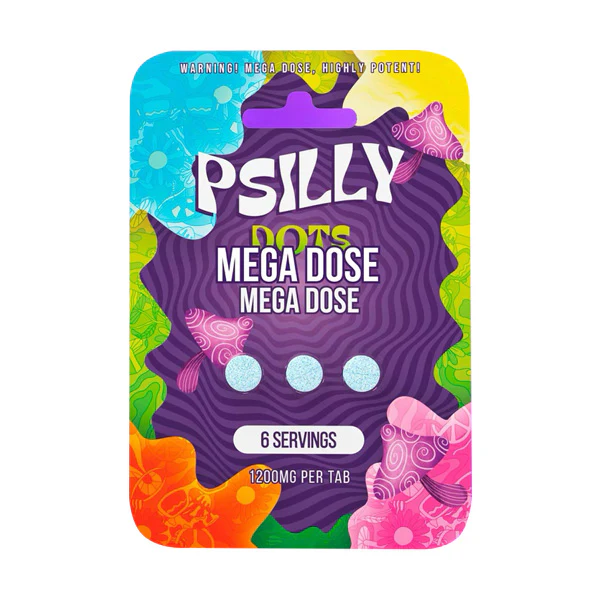 PSILLY DOTS | 1200 MG PER TAB | MEGA DOSE | 10 CT product image