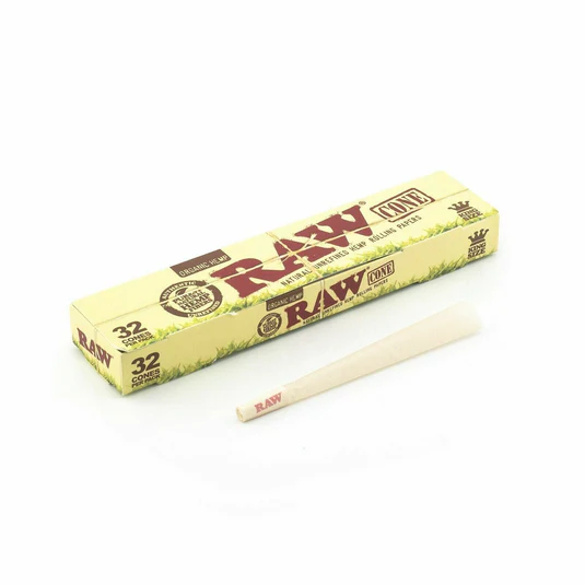 RAW ORGANIC | HEMP CONES | KING SIZE | 3 PACK product image