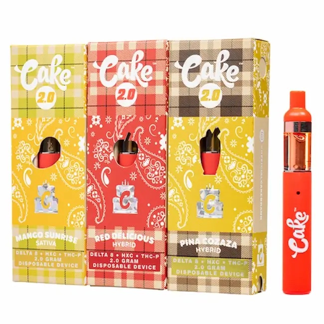 Cake | COLD PACK - DISPOSABLE - D8+HXC+THC-P - 2GM/CT - 5CT/BX product image