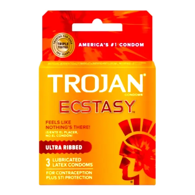 TROJAN | 6CT | ULTRA RIBBED ECSTACY 1/8 product image