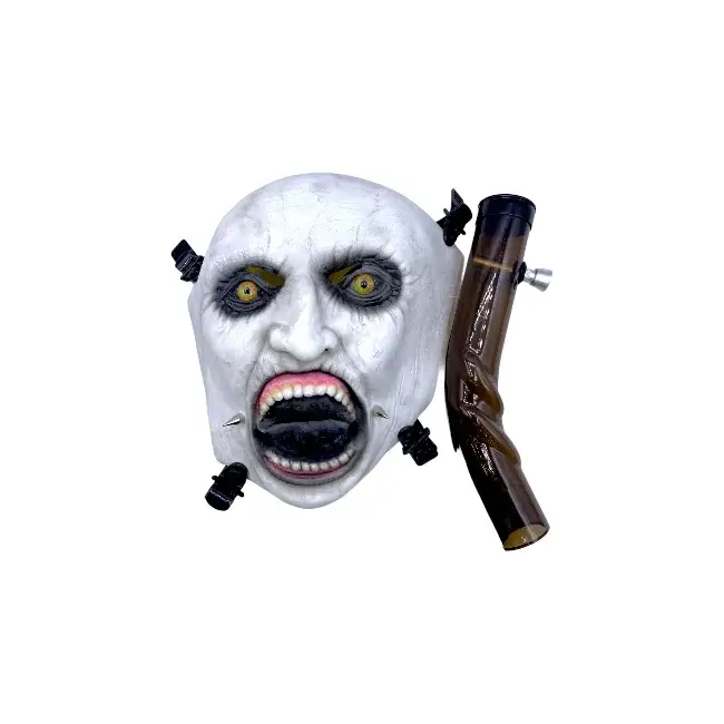 IDGAF | ACC | GAS MASK | 1 CT | RUBBER | ZOMBIE | BLACK WHITE product image