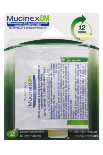 Med Blister Mucinex Dm 2/PK 12CT (C12) product image