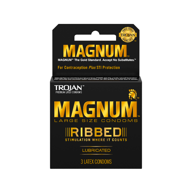 TROJAN | MAGNUM | CONDOM | 3 CT/PK | 6 PK/BOX | XL product image