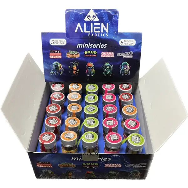 ALIEN | EXOTICS | 5 PRE ROLL PER JAR | MINI SERIES | 25 CT product image