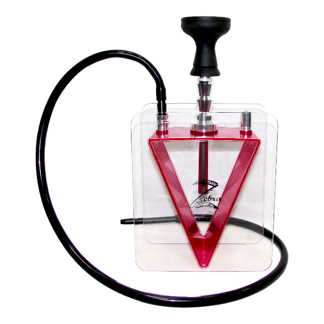 ZEBRA - HOOKAH - 13" - FOUNTAIN - W/SILICON & BOWL  | Orange product image