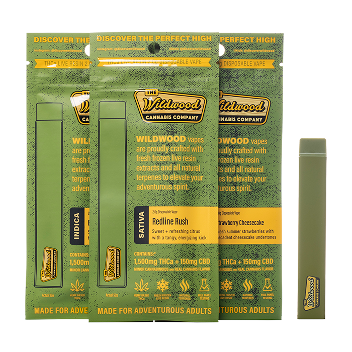 WILDWOOD 2G THCA DISPOSABLE | 5CT BOX 12322 - image 1