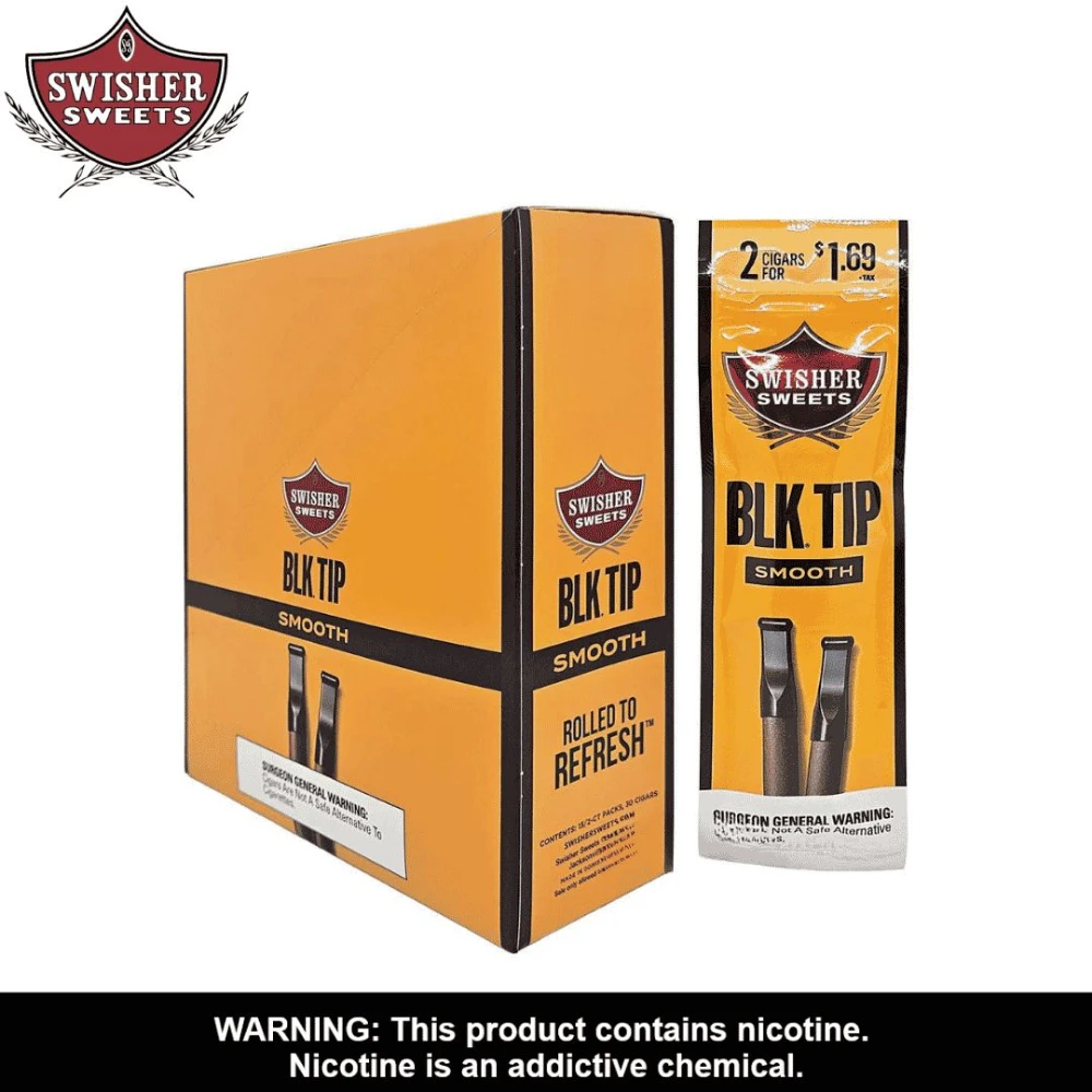 Swisher Sweets BLK 2pck 2/$1.69 (15ct) 7244 - image 1