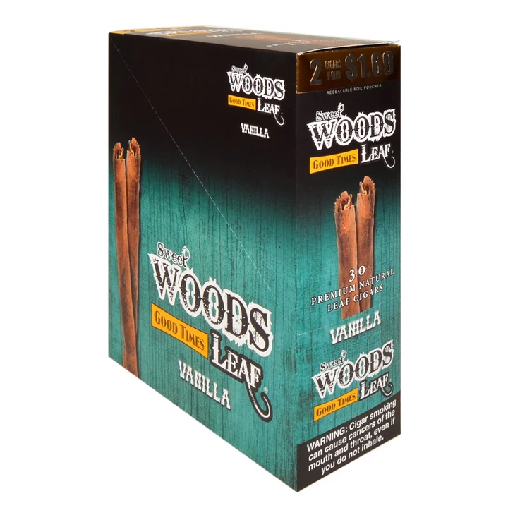 GT Sweet Woods Leaf Cigars 2pck 2/$1.69 (15ct) 7240 - image 1