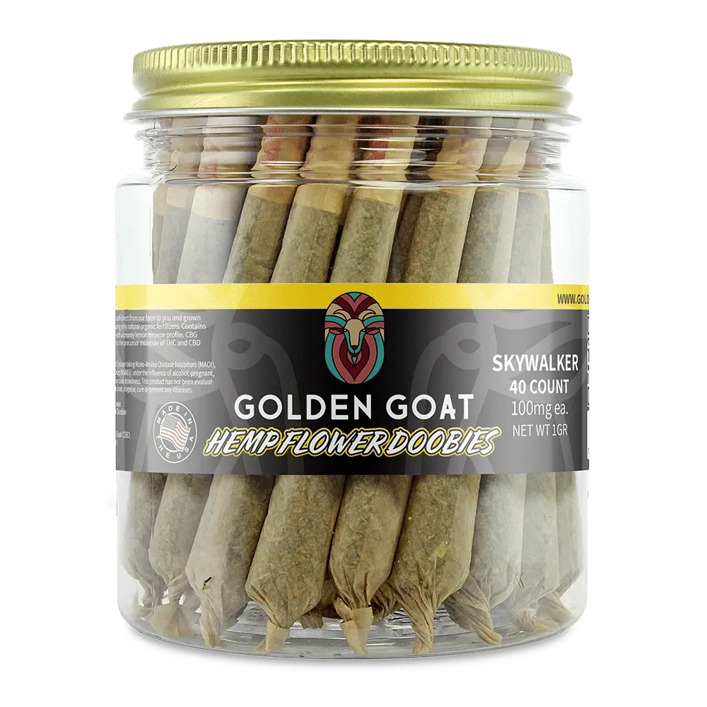 Golden Goat CBD Hemp Flower Doobies 500mg | 40ct 12447 - image 1