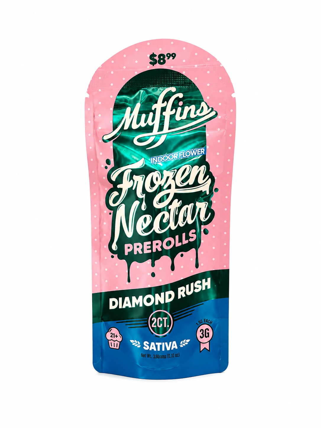 Muffins Frozen Nectar 1.5G PreRolls 3G | 2ct 12212 - image 1
