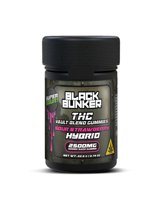 Black Bunker THC Vault Blend Gummies 2500mg - 5ct. 9173 - image 1